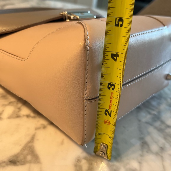 Mattioli pink beige taupe crossbody purse bag - Picture 14 of 16